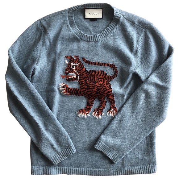 Gucci Sweaters - Gucci Tiger intarsia sweater M